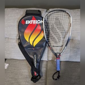 Ektelon Triple Threat Warrior Tungsten Racquetball Racquet & Carrying Case
